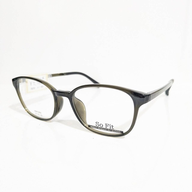 【SoFit】スクエアセルフレーム　ブラウン