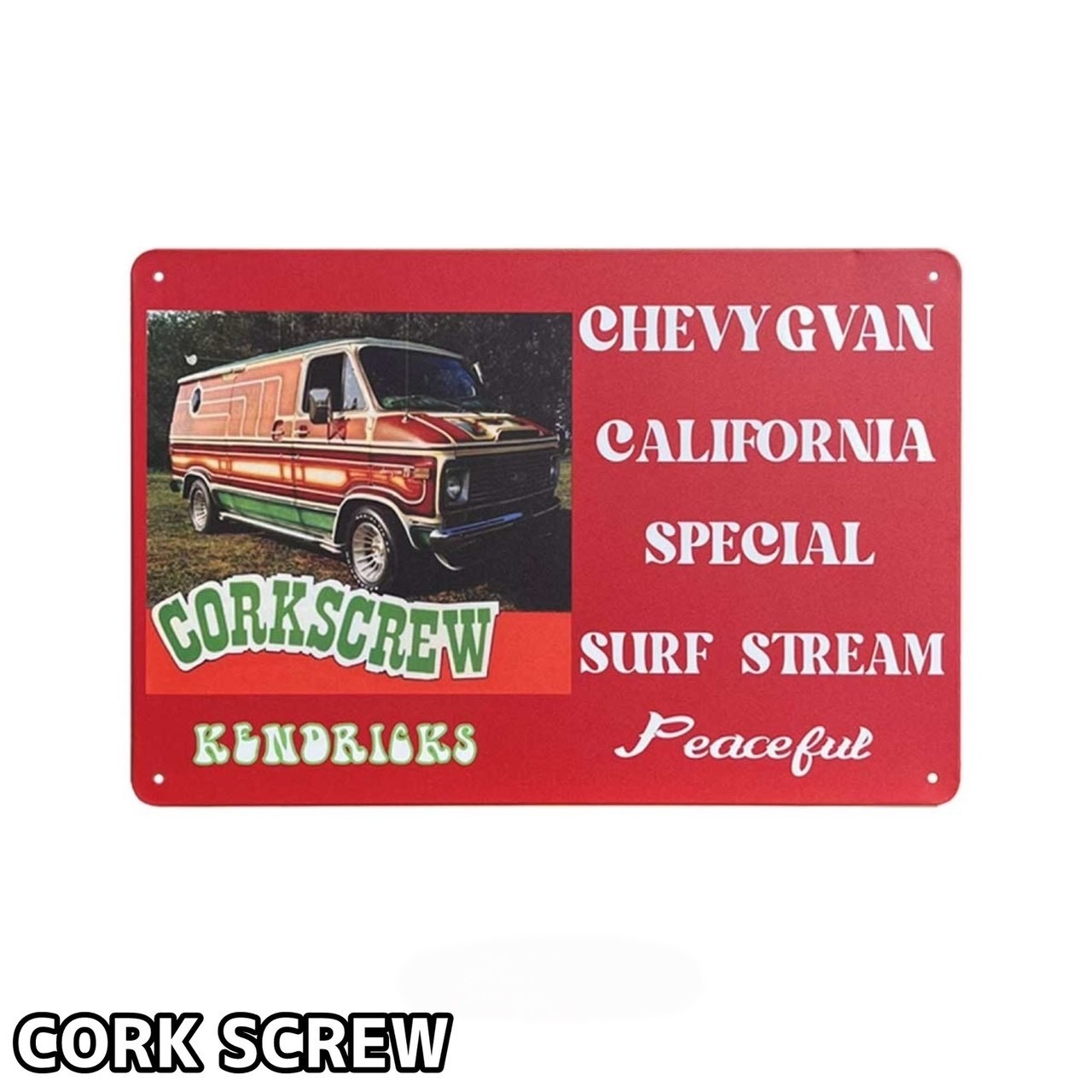 【KENDRICKS】ティンプレート/サイン/看板