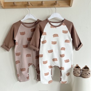 【春作】熊柄オールインワン