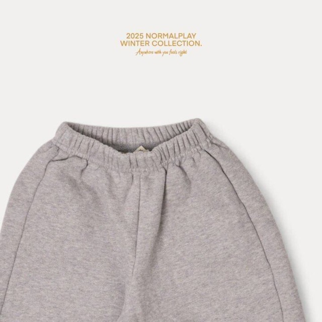 《予約》normal play ¨ walnut fleece jogger pants