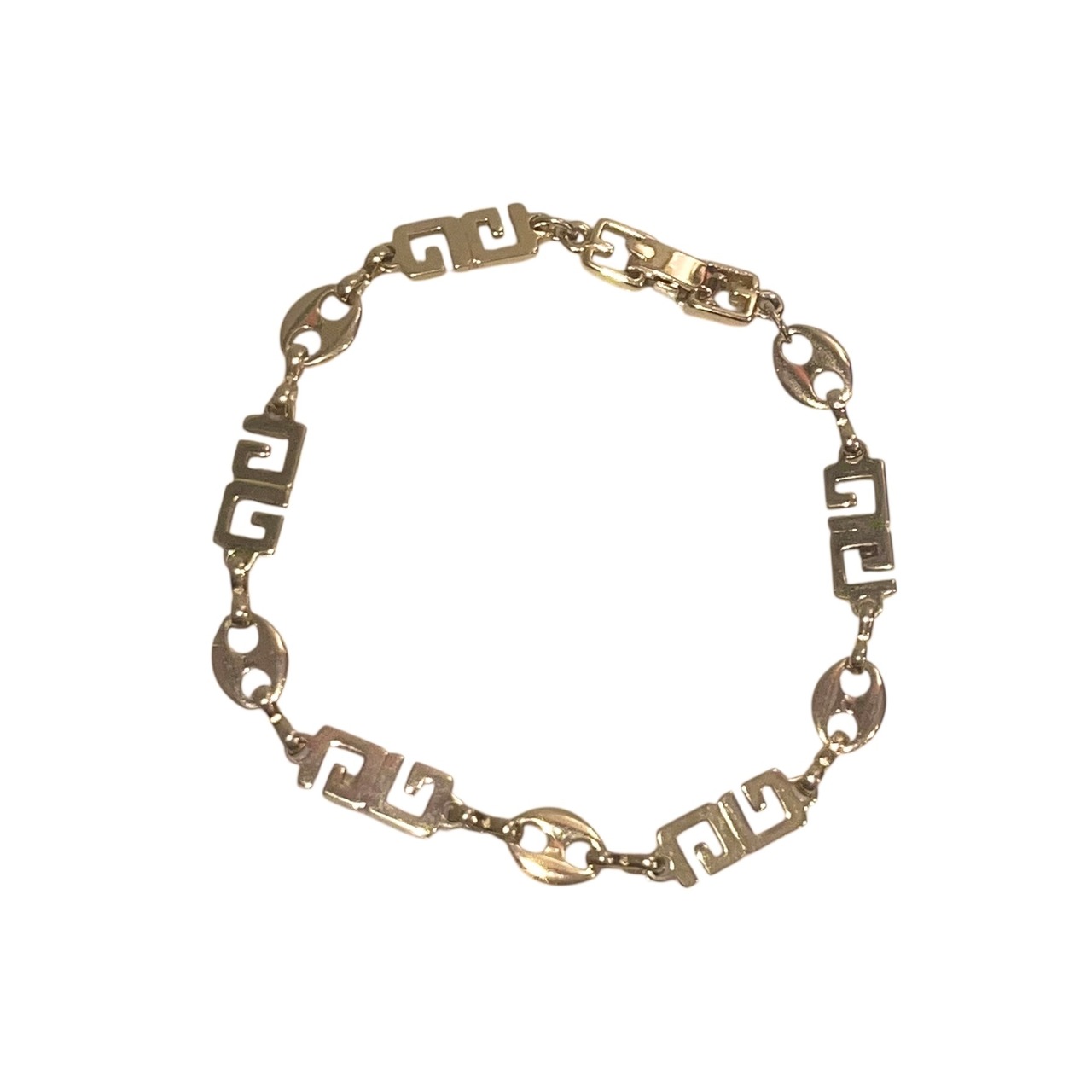 vintage GIVENCHY gold color metal bracelet
