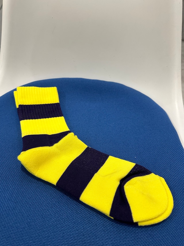 『SUNNEI』border rib socks