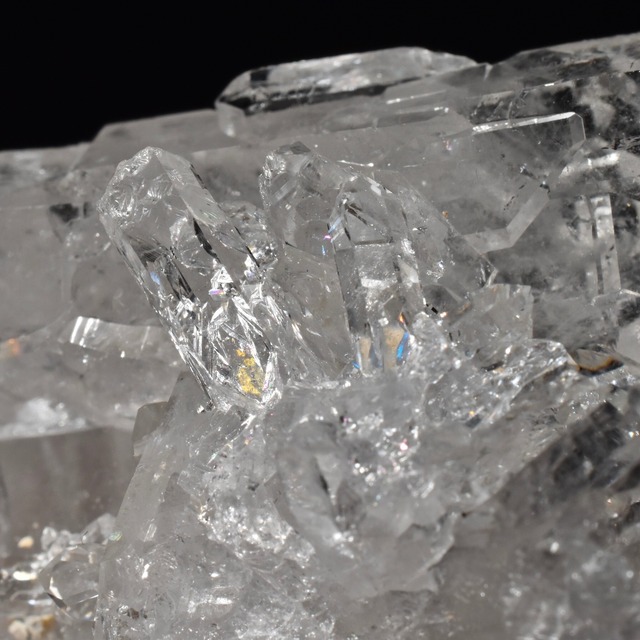 《虹入り》高品質!水晶クラスター(ゼッカクリスタル)ブラジル ゼッカ・デ・ソウザ産 ZQ12