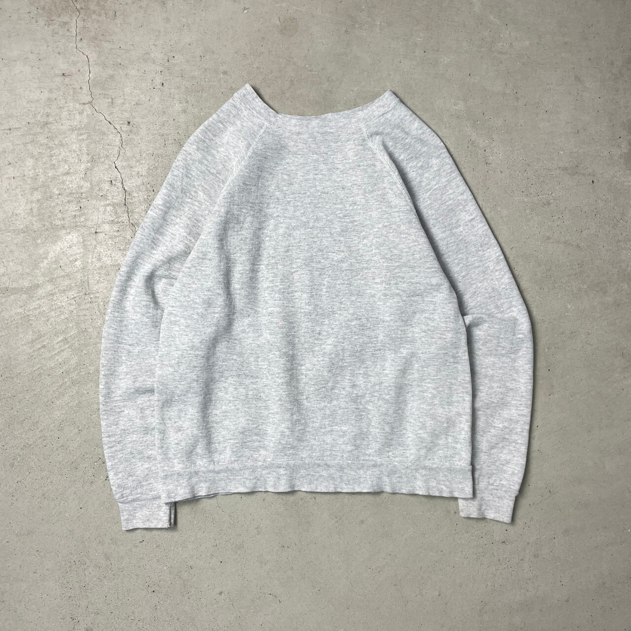 90年代 USA製 TULTEX スウェットシャツ 無地 ラグランスリーブ メンズM 