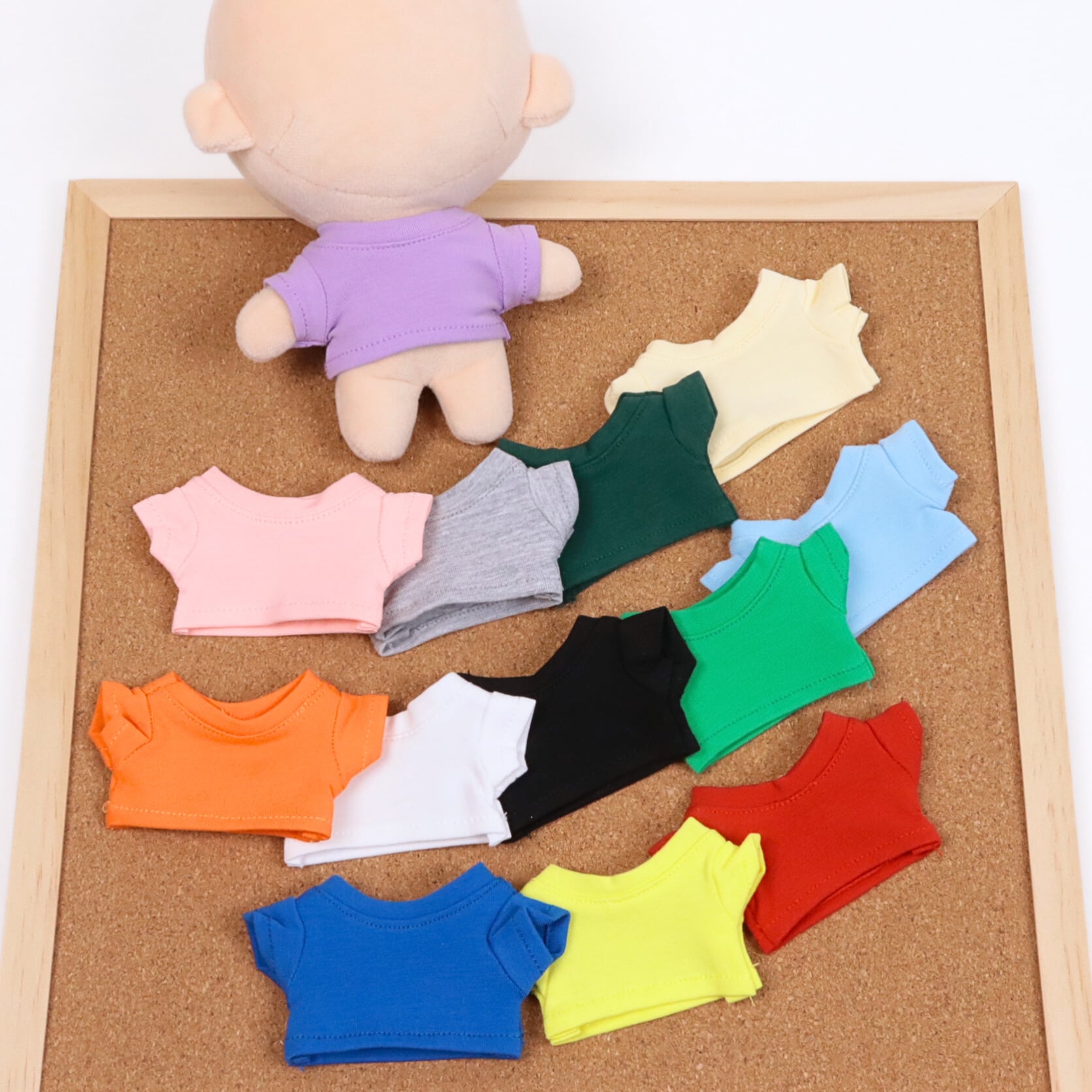 Tシャツ 約10～15cm用 トップ 03010036 ぬい服 ぬいぐるみ用 装飾