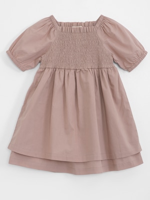 serendipity ORGANICS / Smock Dress  Almond （3y,4y,5y)