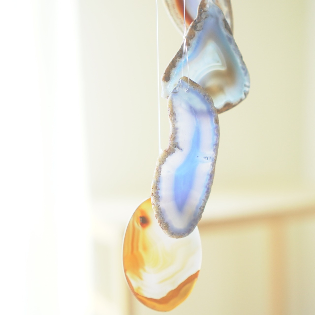 AKEBOSHI - アゲートヒーリングチャイム / Agate Sun Catcher Wind Chime 700