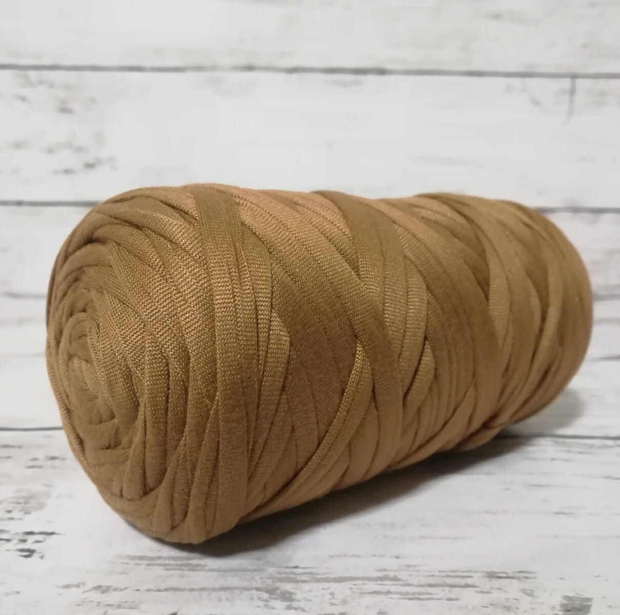ブラウン 茶色 1玉 200g・50m Tシャツヤーン | T-SHIRT YARN MANIA
