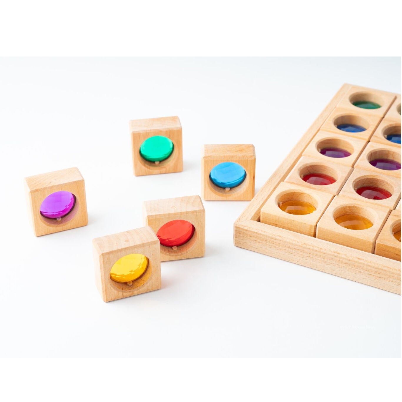 Bauspiel／トランスパレントキューブ 25個 トランスパレントキューブ BAU-0225 | 木ままや