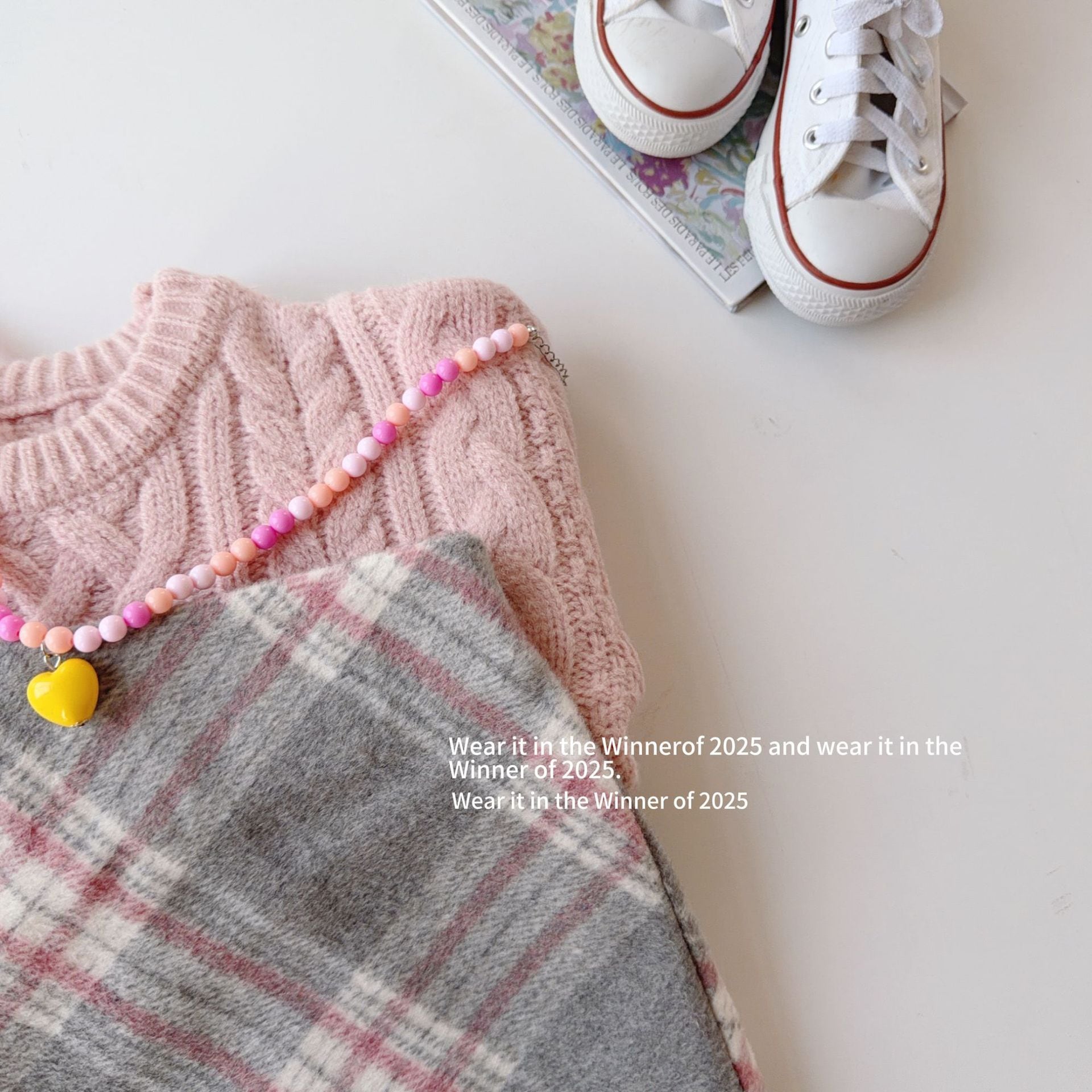 バイアスチェックミニスカート