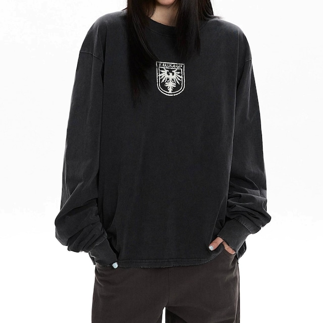 エンブレムグラフィックヴィンテージライクルーズTシャツ 1col R02705