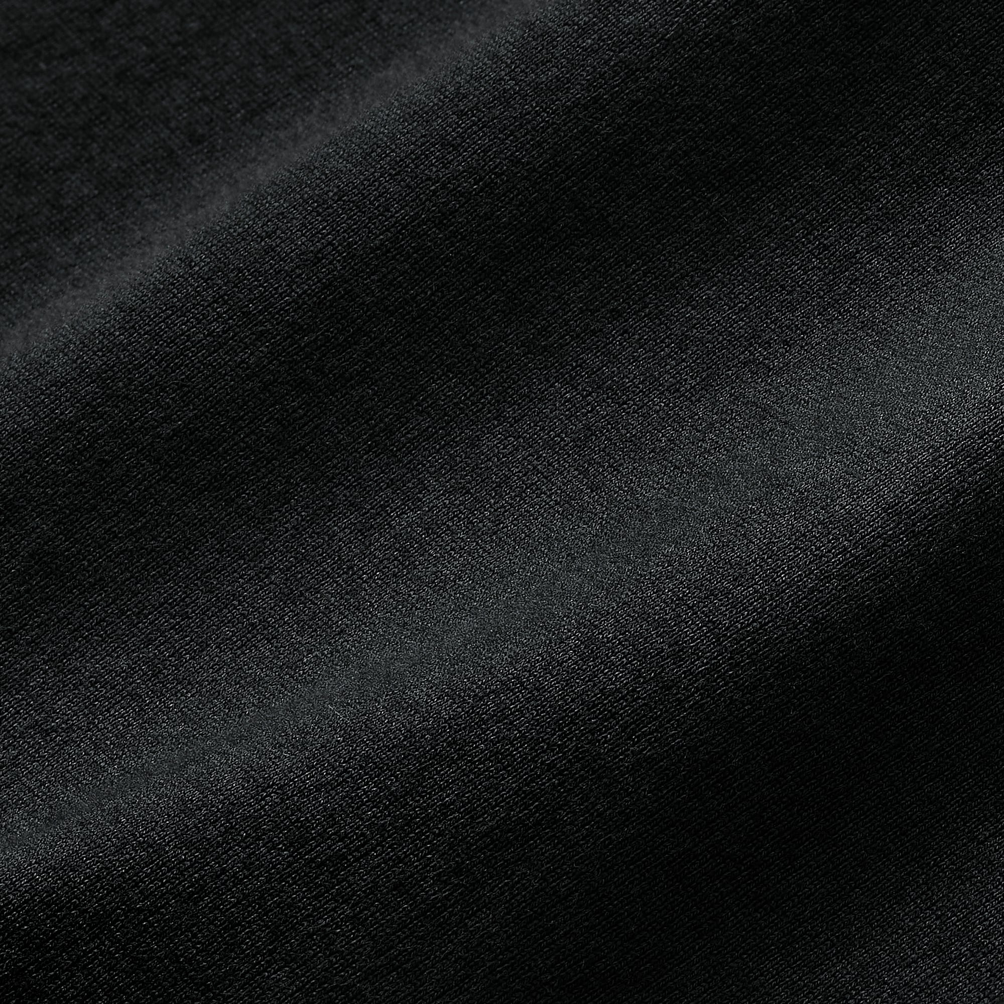 everyone high gauge cotton short sleeve tee shirt (BLACK) | everyone