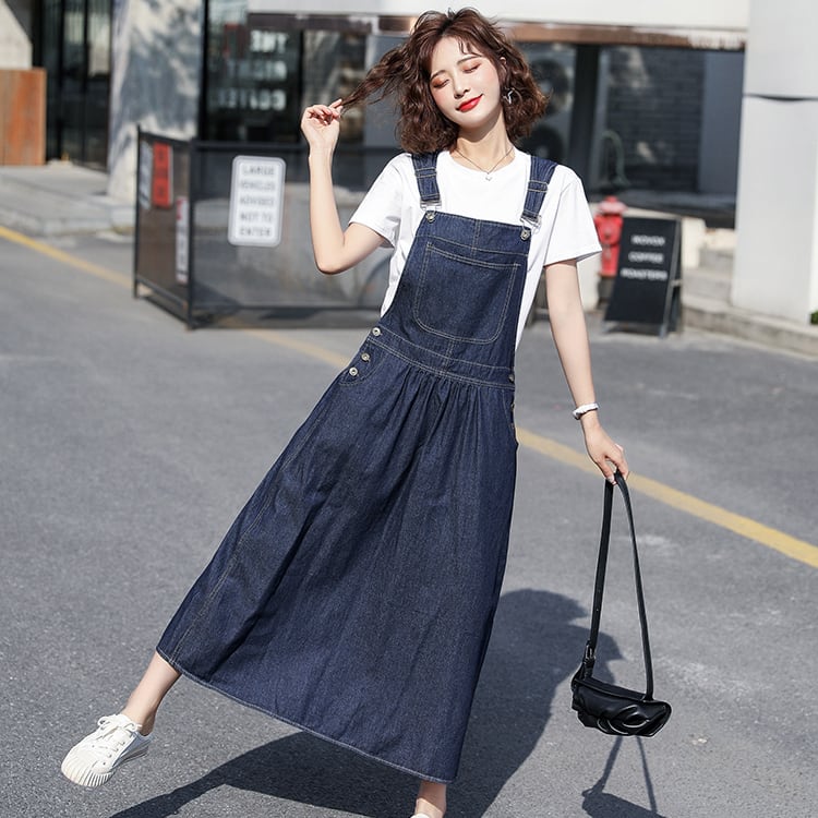 ルーズデニムサロペット （ブルー ルーズデニムサロペット ルーズデニムサロペット （ブルー）