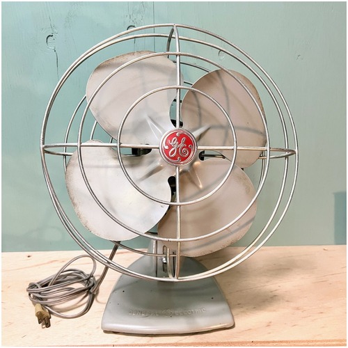 GENERAL ELECTRIC 1950s Fan Model F11S107 Vtg.