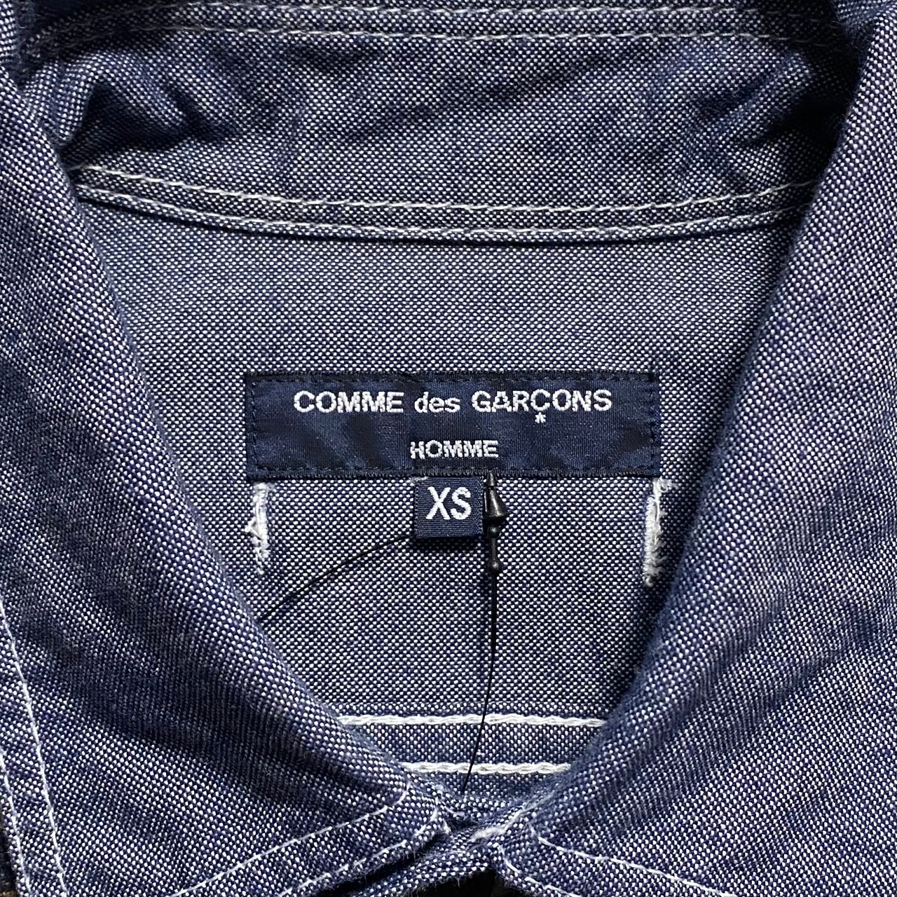 AD2013 COMME des GARCONS HOMME blanket switching chambray shirt