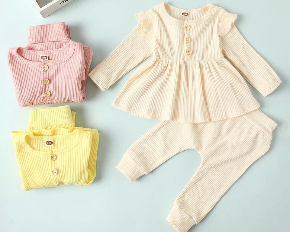 上下2点セット / セットアップ / 女の子 / 〜4才( 3カラー )