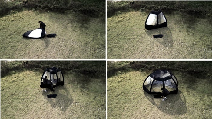 ワンタッチテント ポップアップテント TPU 透明 冬季 Hobakホバク