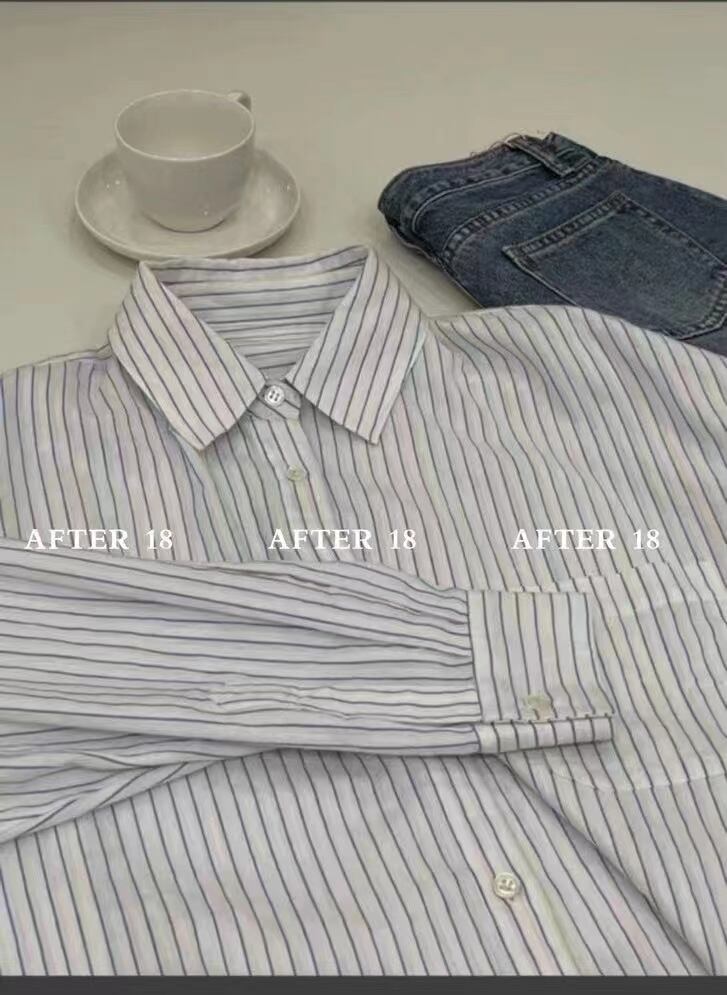 ストライプブラウス　AJ2205-271