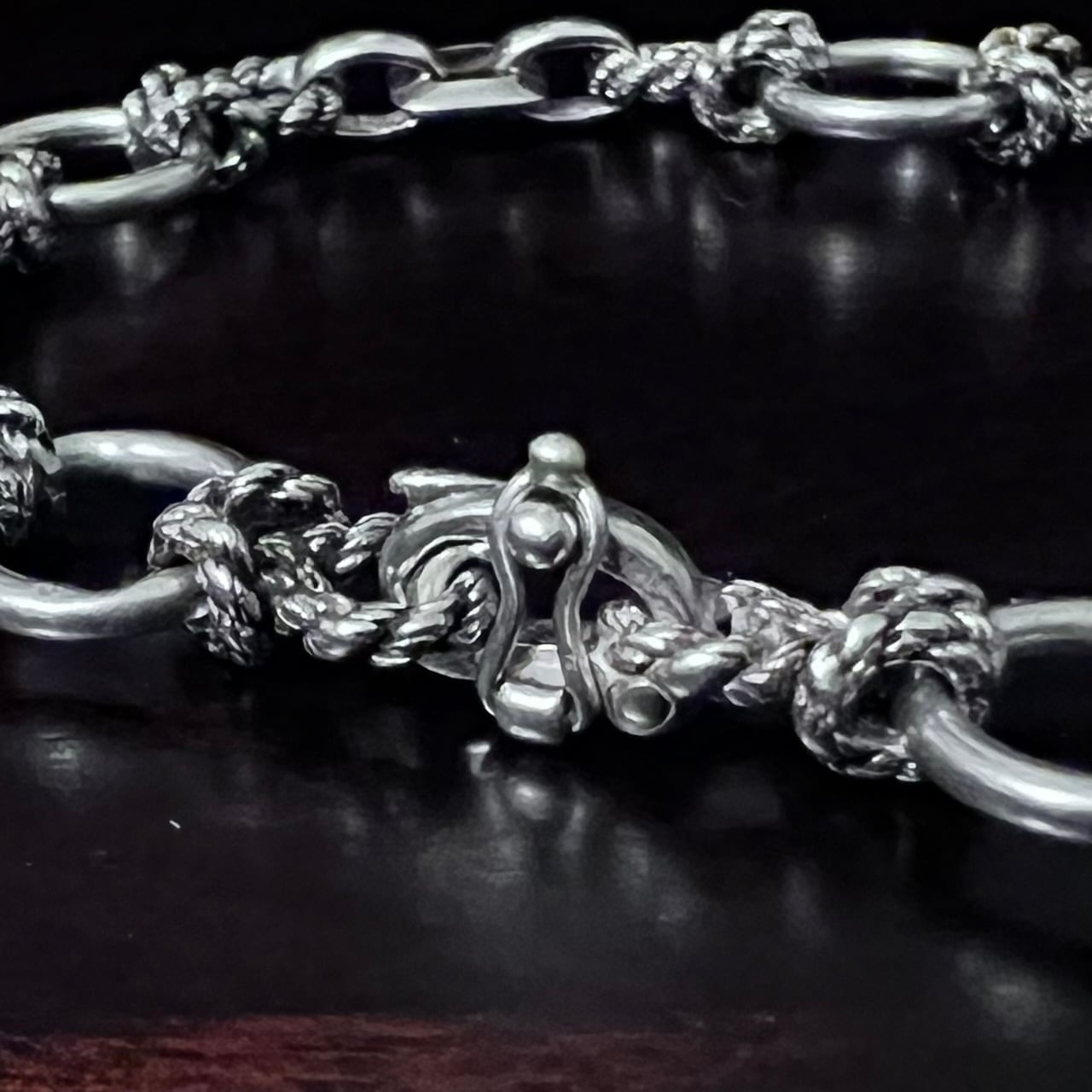 VINTAGE HERMES Douarnenez Bracelet Silver 800 | ヴィンテージ