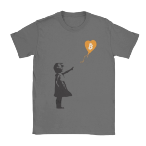 Tシャツ　BTC　Bitcoin（Baloon）　　BTC01-004