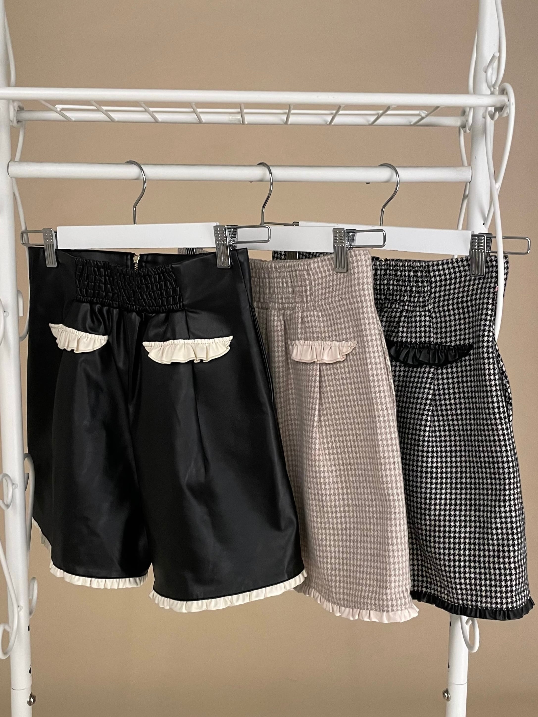 MELTIE front zip tuck pants