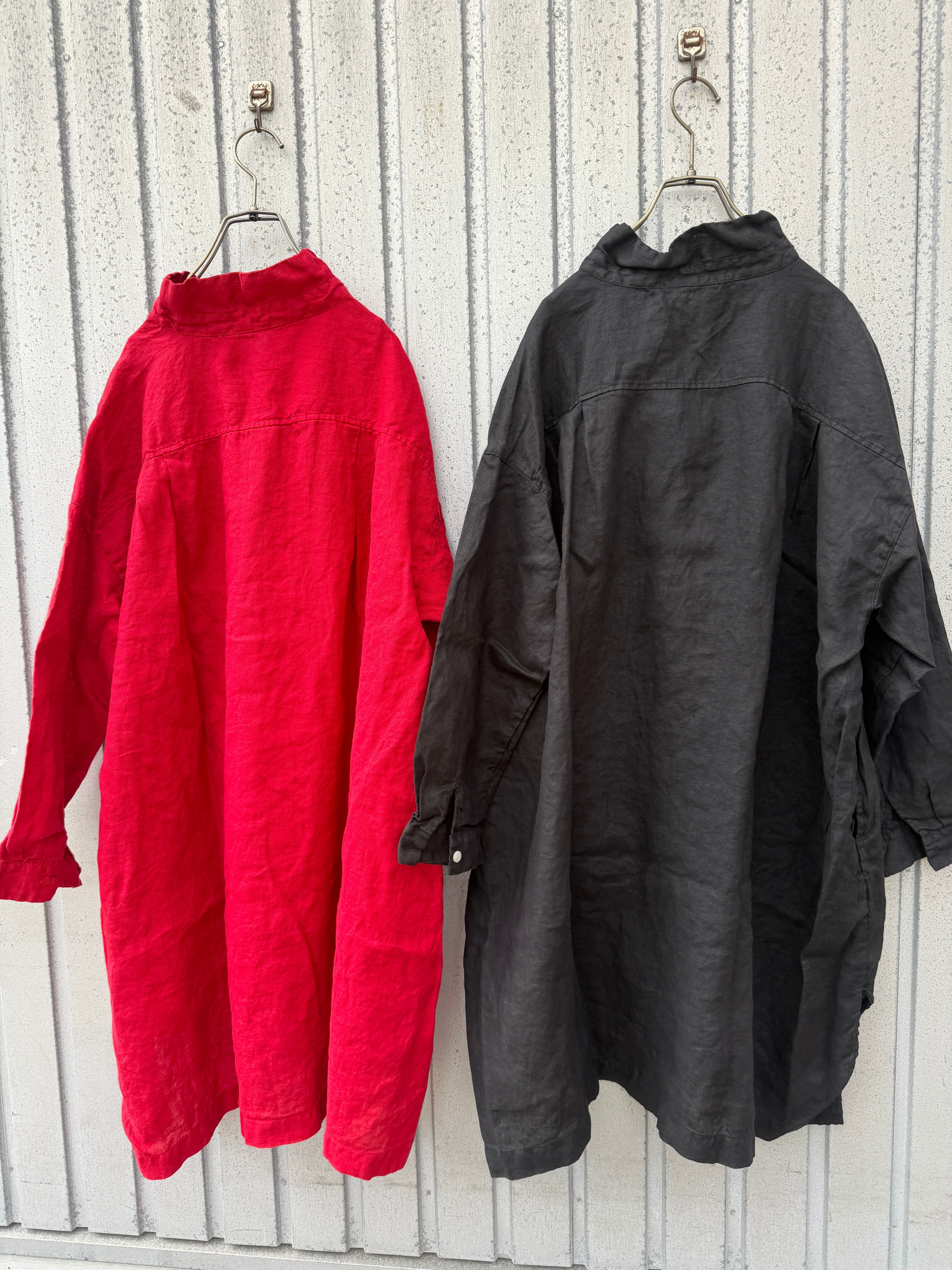 リネン日本製品染めシャツチュニック/ sunvalley/SKT008003 | WACKY