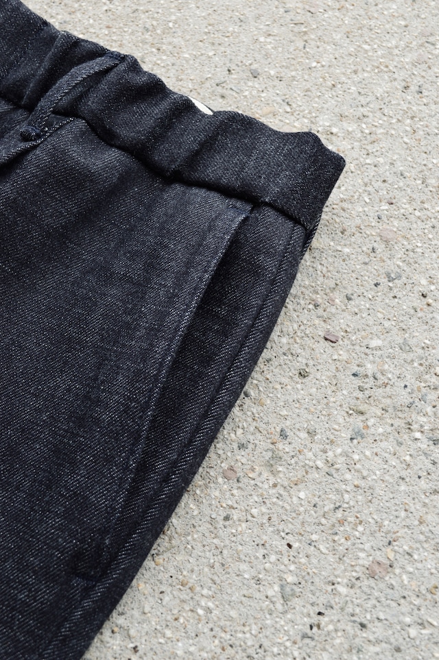 Sugar&Co 1Tuck Rigid Denim Trouser by Daddy's Pants Regular Fit From JPN Okayama Denim Slacks シュガーアンドコー デニムスラックス リジッドデニム 日本製