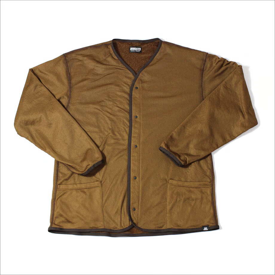 UNWASTED(アンウェイステッド)Path Cardigan -Brown オクタカーディガン アクティブインサレーション