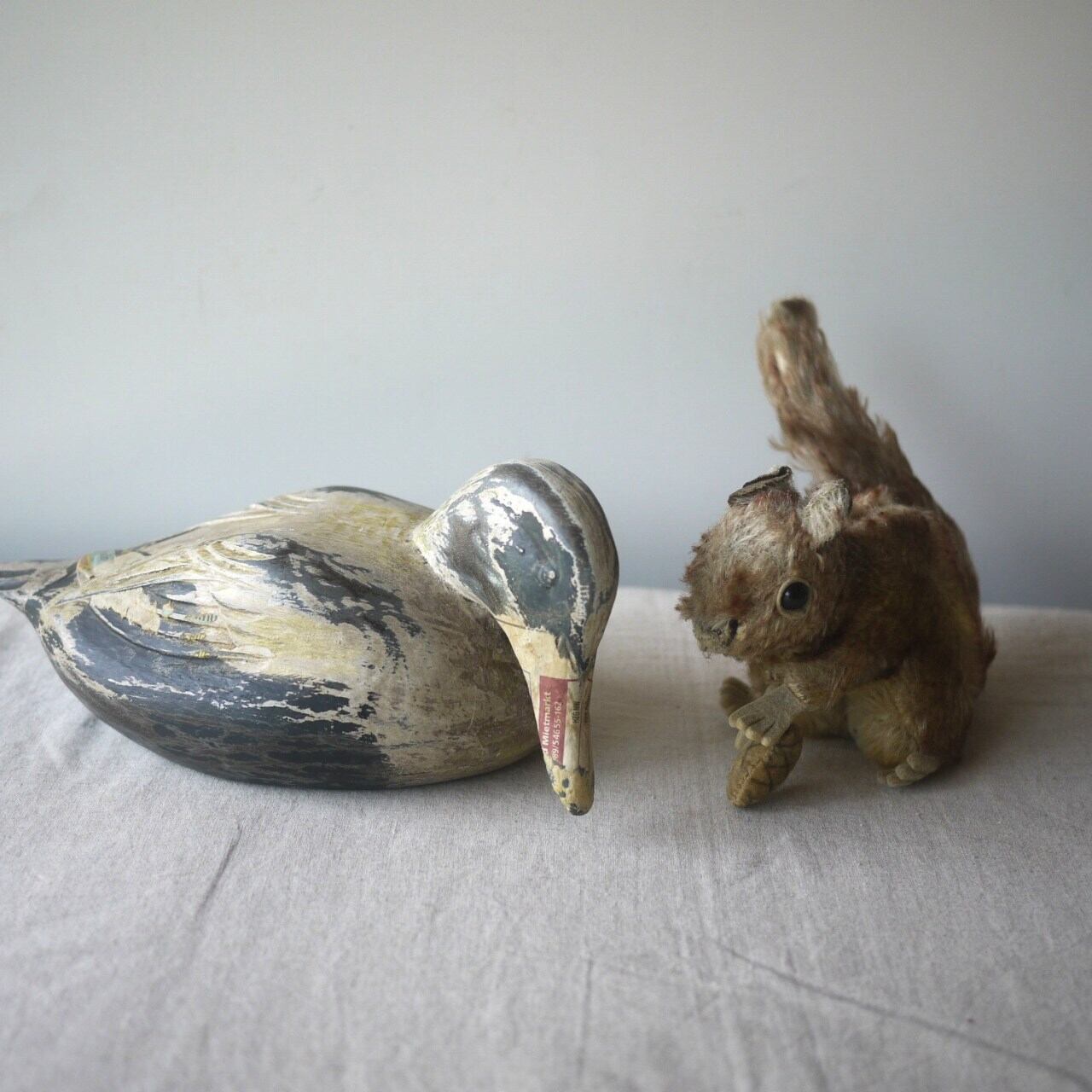 木製デコイ マガモ囮鳥 バードカービング ドイツ | こりすのパン屋Base