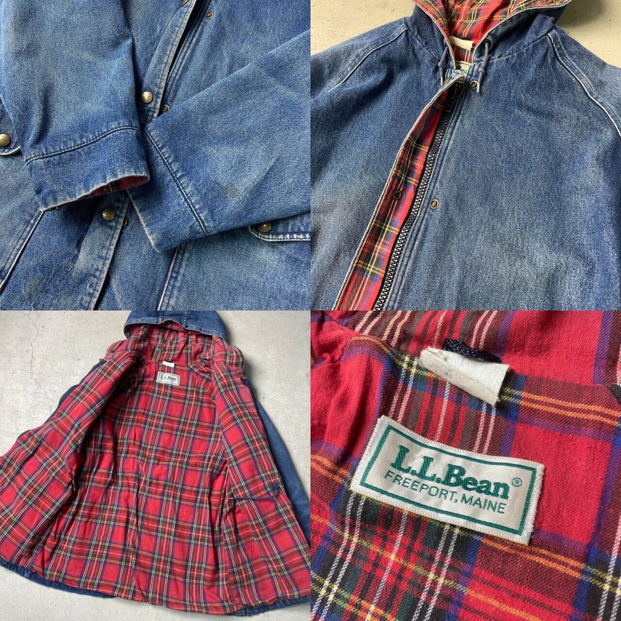 80年代 USA製 L.L.Bean エルエルビーン デニムコート デニム 80年代 USA製 L.L.Bean エルエルビーン デニムコート デニム