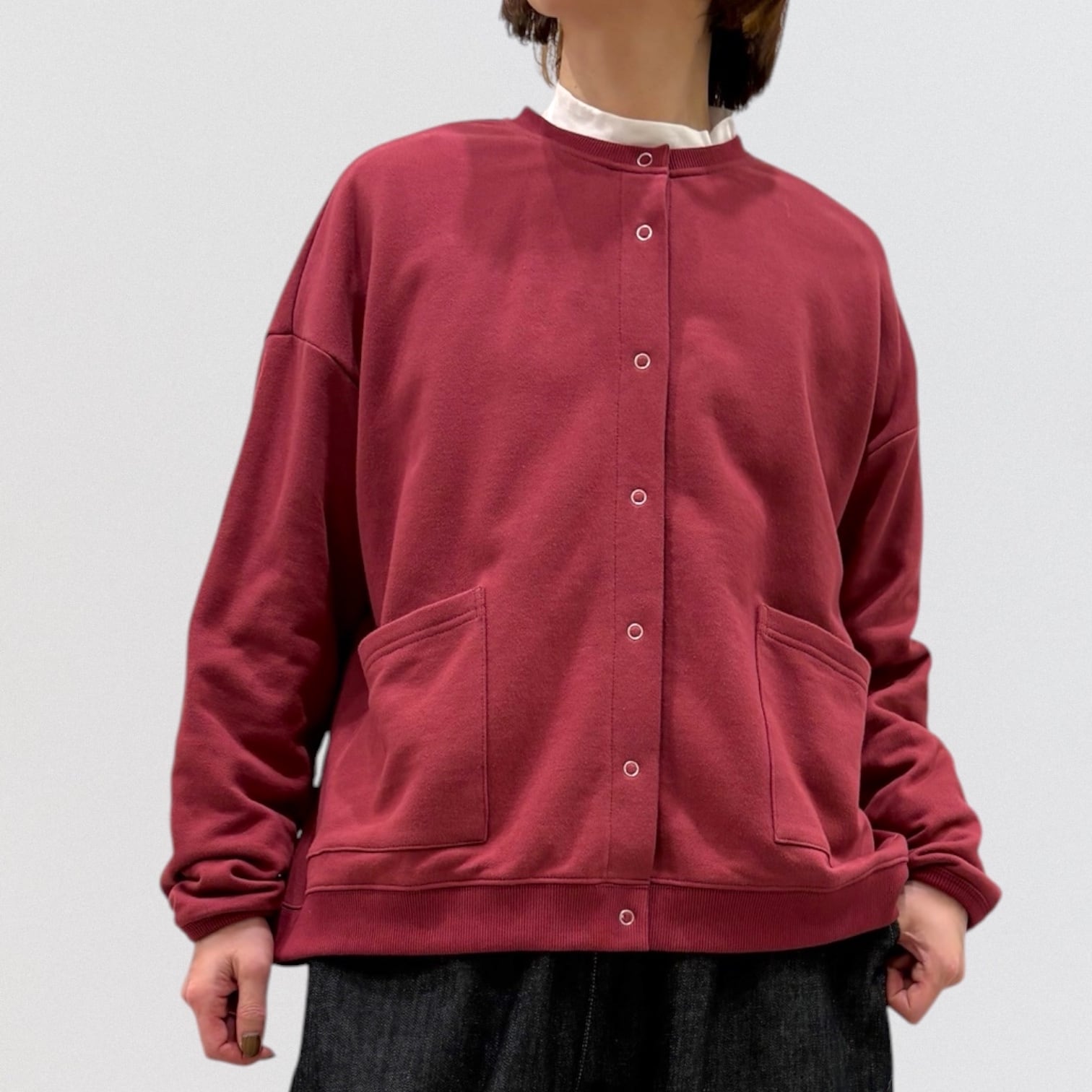 ＋2 30/10 french terry cardigan | CoCo Cuore
