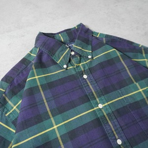90s Ralph Lauren plaid BIG SHIRT [L] 古着