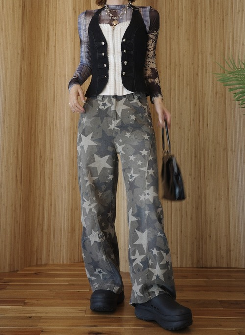 スターカモフラージュパンツ