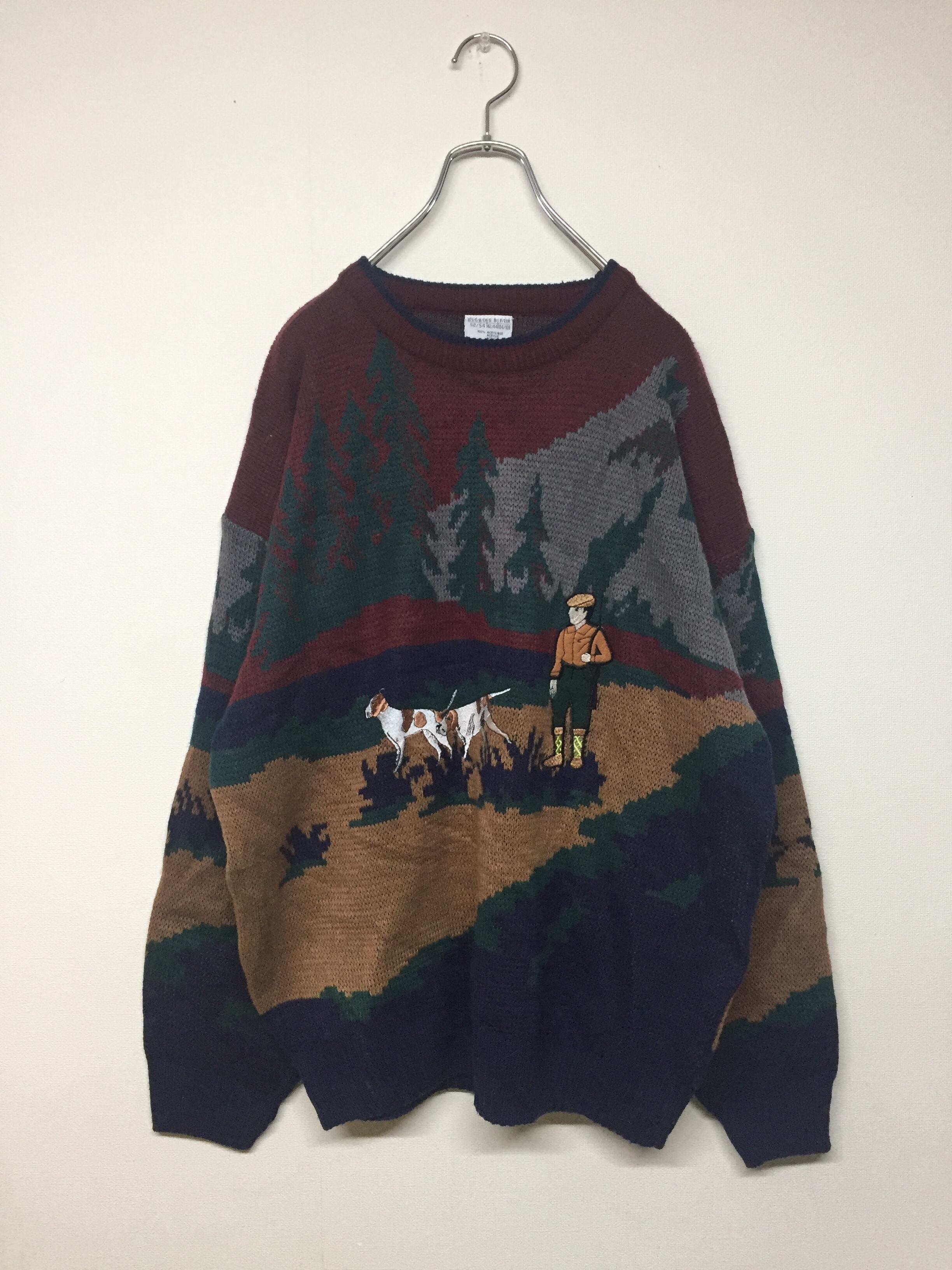 HUMAN MADE 犬刺繍 ニットセーター HUMAN MADE ニット セーター navy