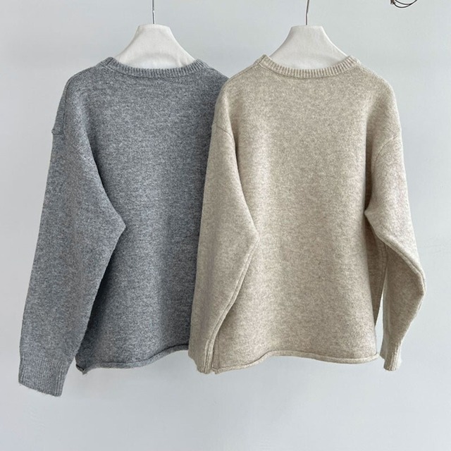 knit pullover and short pants set 10889