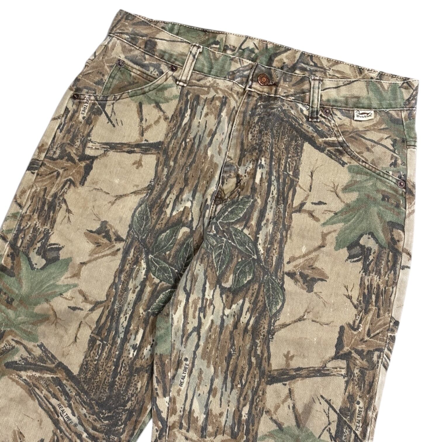 90's USA製 Duxbak Realtree Camo 5Pocket Pants W34 / ダックスバック
