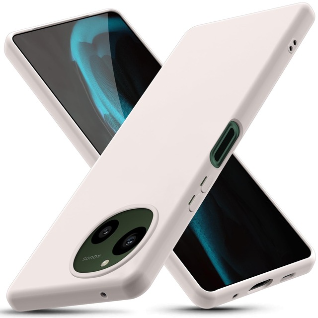 GTUJWN 対応 AQUOS R9 用の ケース 耐衝撃 薄型 TPU SH-51E SH-M28 シリコン カメラ保護 軽量