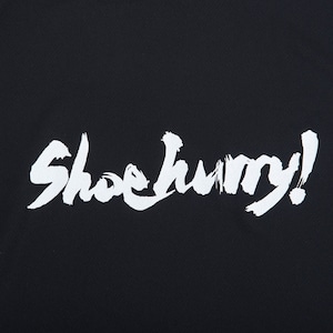 SHOEHURRY! LOGO DRY T-SHIRT (BLACK/WHITE) | ドライTシャツ(ブラック/ホワイト)