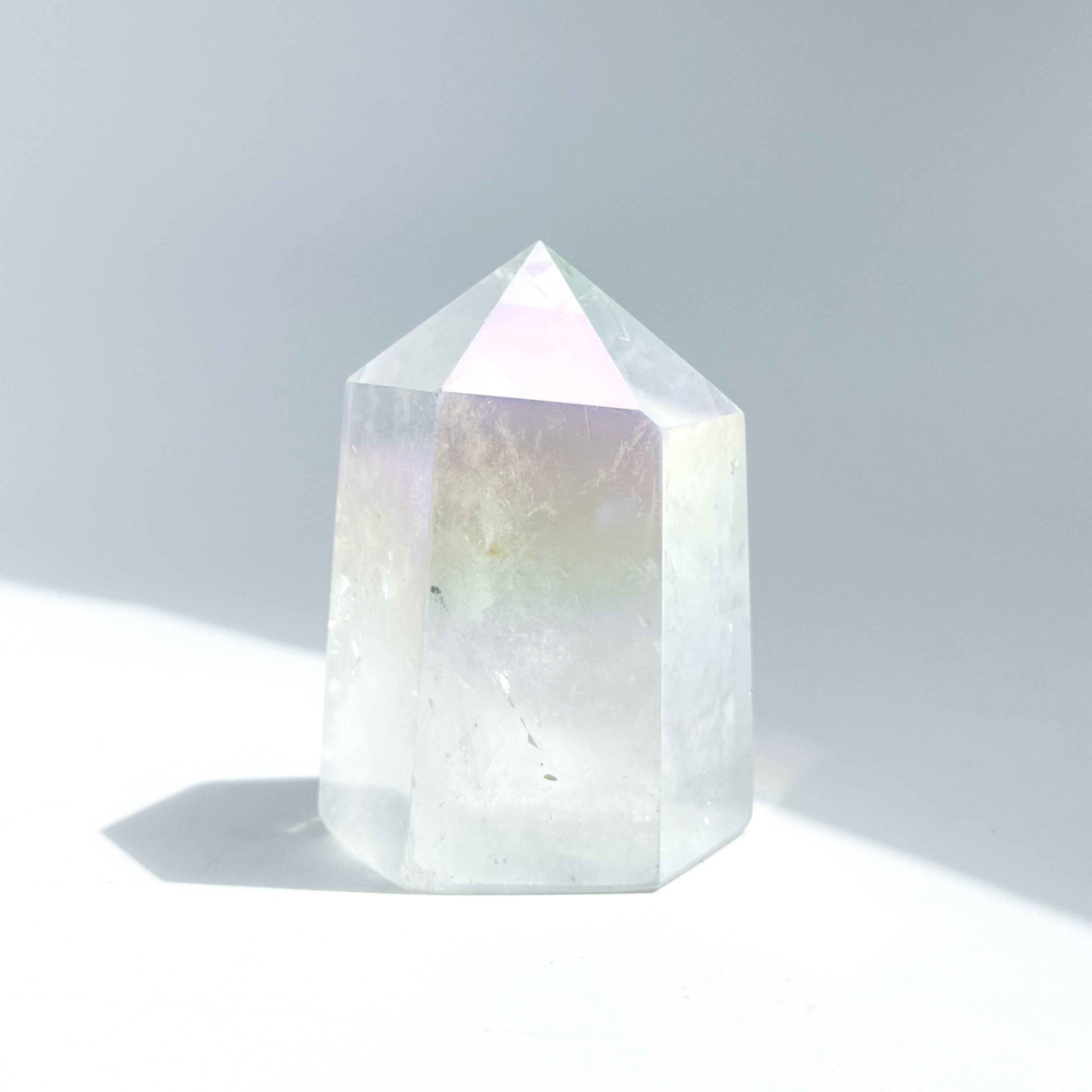 透明感◎エンジェルオーラクォーツ タワー95◇ Angel Aura Quartz ◇天然石・鉱物・パワーストーン・インテリア