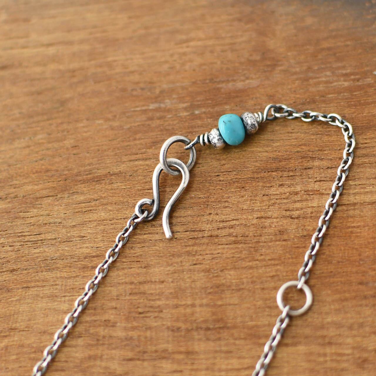 Sunku 39 [サンク] Square Turquoise Necklace [SK-182] スクエア