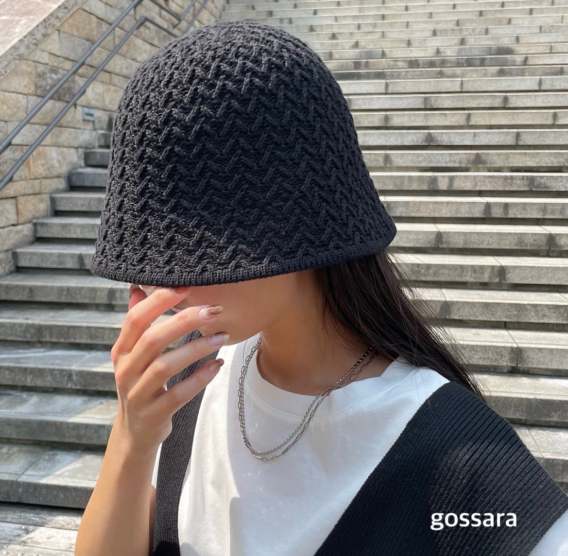 編み柄ベルHAT 5724042