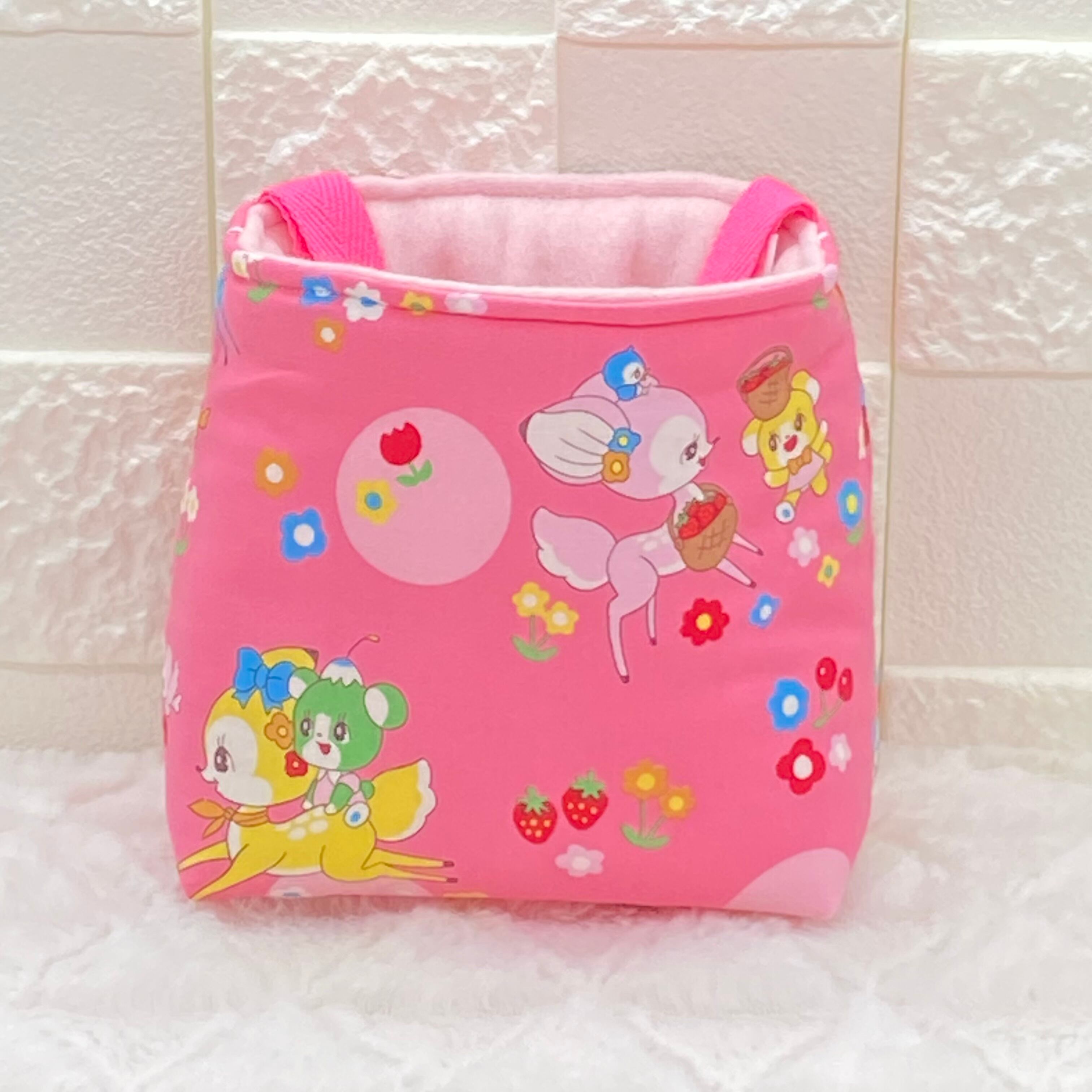 フクロモモンガ ポーチ ダブルサイズ | ぷくぷくインテリア