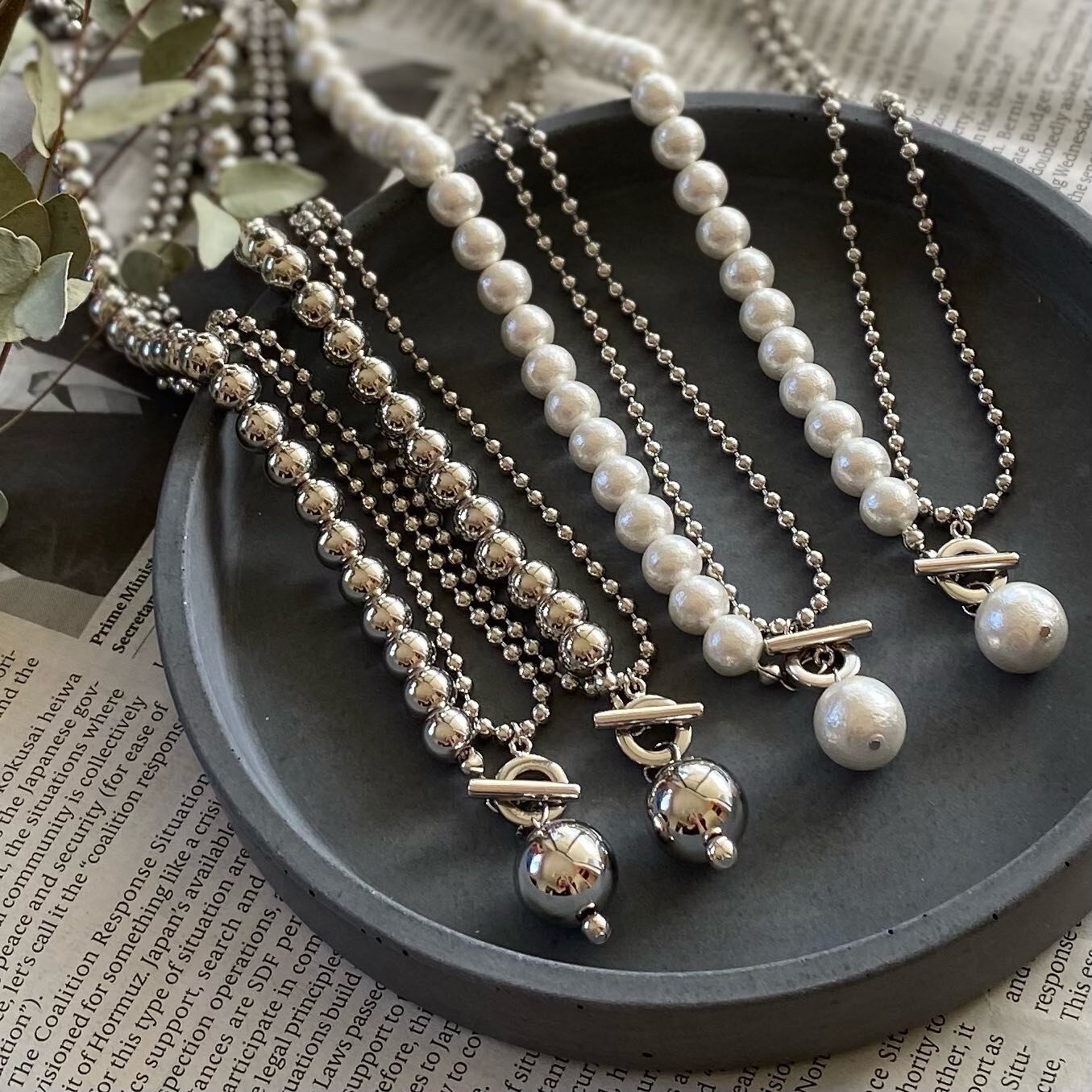 5WAY necklace ◇cottonpearl◇ | SHION