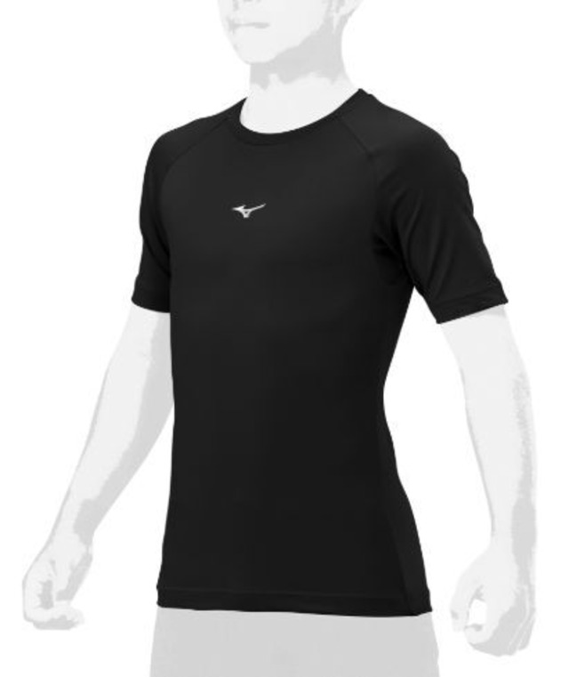 ミズノ（MIZUNO）ジュニアローネック／半袖(野球)　品番： 12JAAP5209