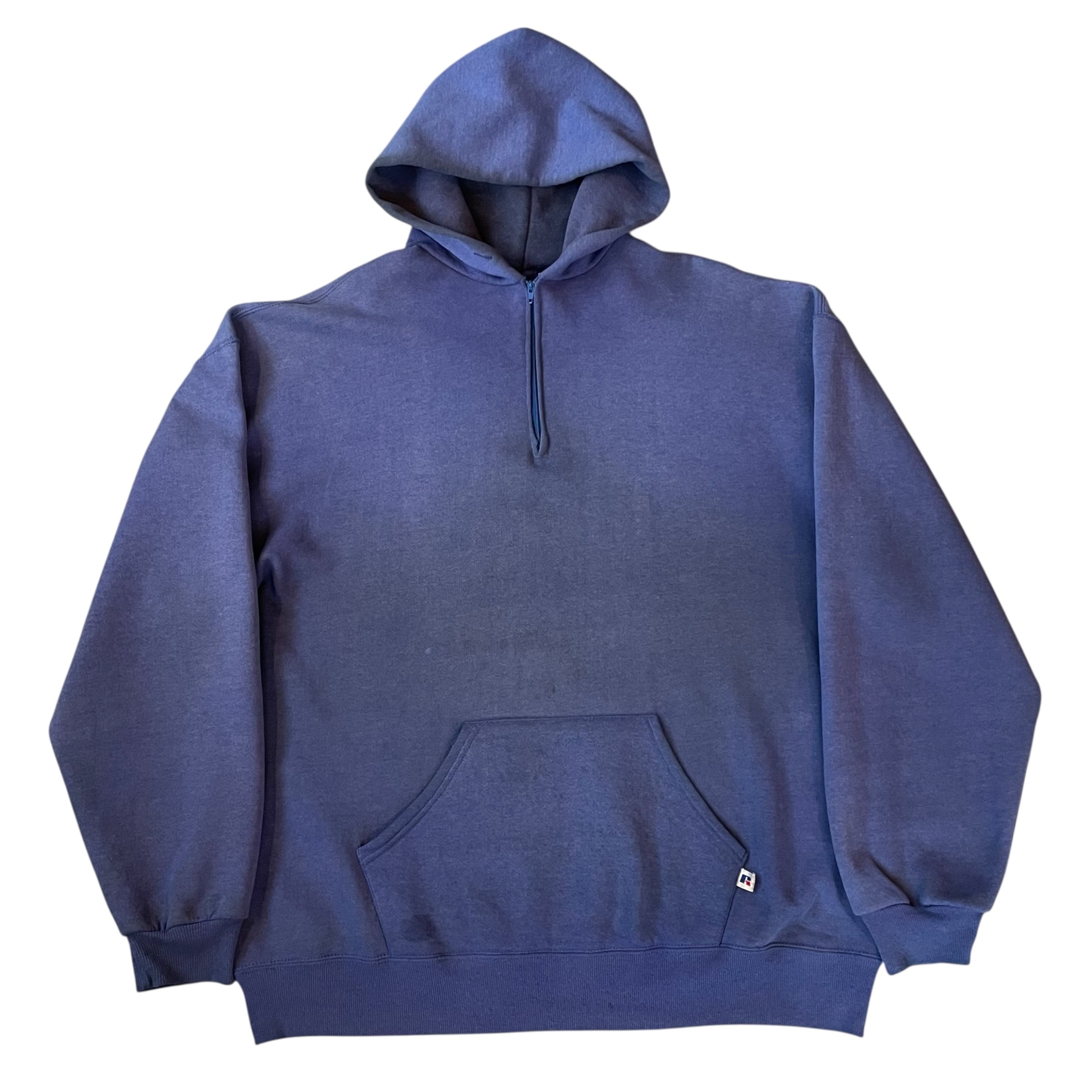 90s RUSSELL ATHLETIC "Half zip custom" Sweat parka