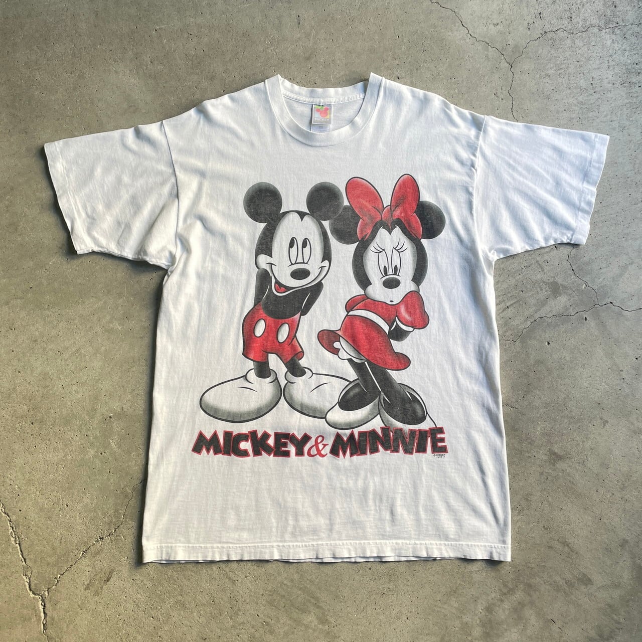 90年代 USA製 Disney ミッキーマウス ミニーマウス キャラクター