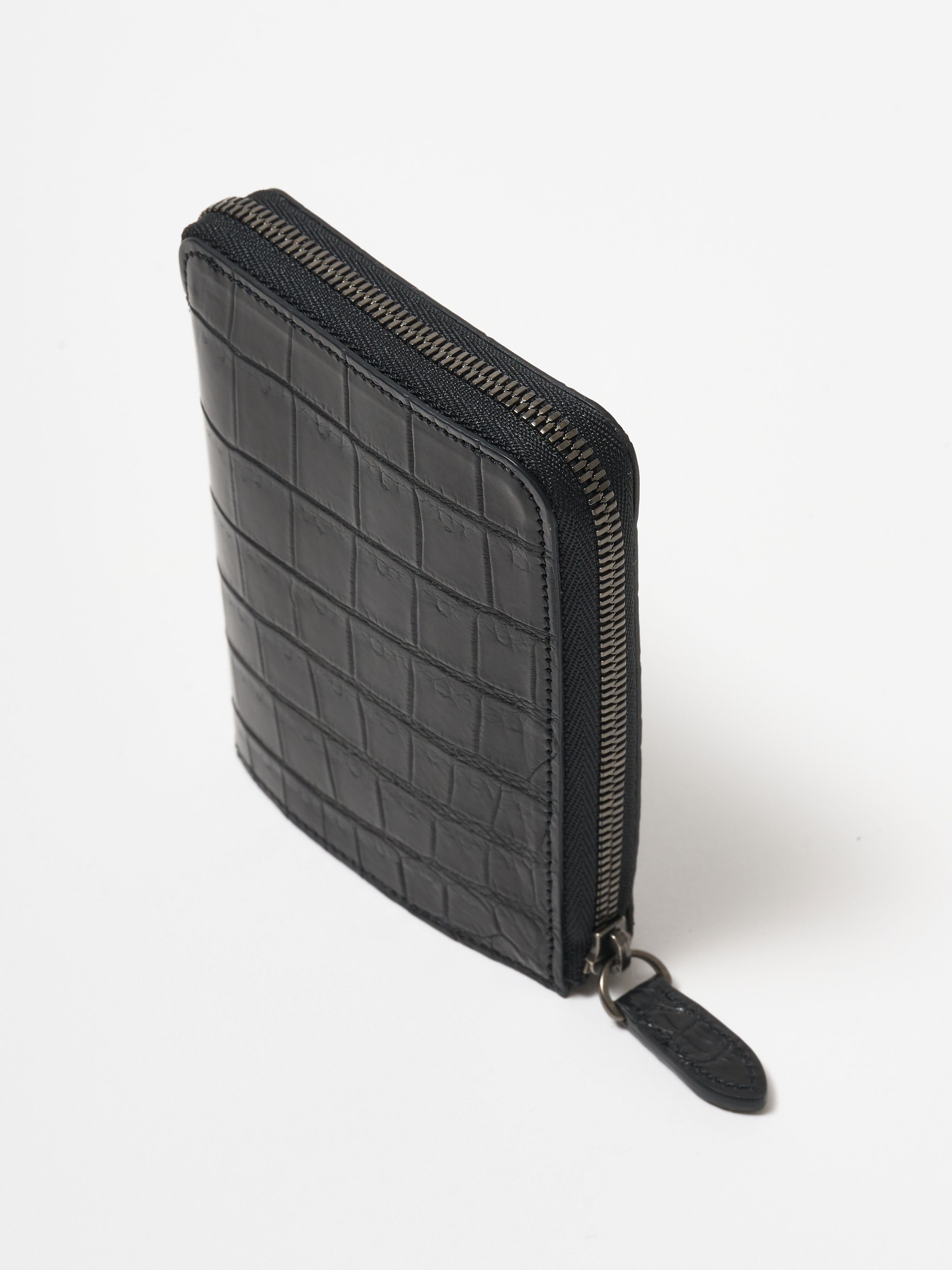 Short Wallet｜Porosus (Black x Black) | FYSKY