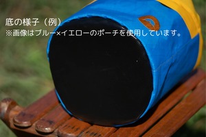 マルチポーチ Journey pouch ブルー×オレンジ