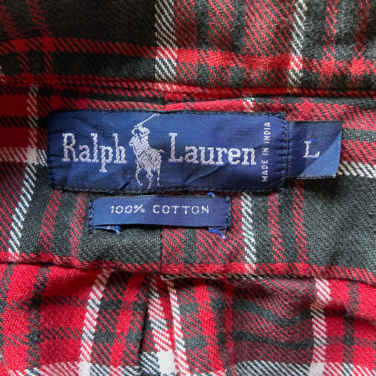 Ralph Lauren ラルフローレン 長袖 ライトネルシャツ チェックシャツ 