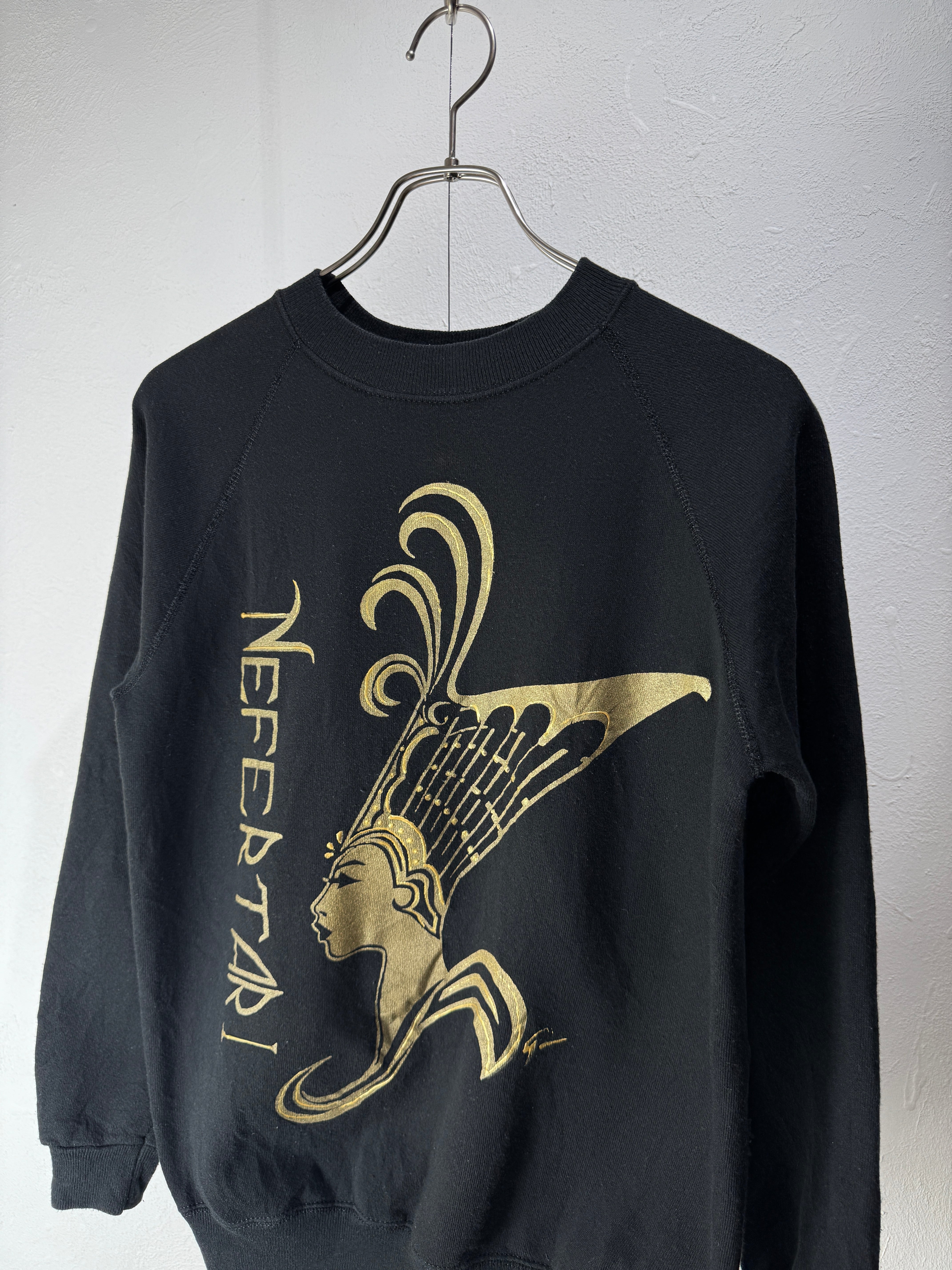 80’s USA Made “NEFERTARI” Egyptian Art Sweatshirt